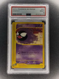 2003 Pokemon Sky Ridge 57/144 Gastly Skyridge Psa 9 - Image 1