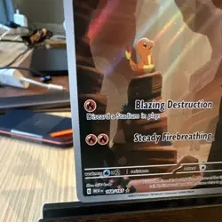 Pokemon TCG Charmander Illustration Rare Card S&V-151 168/165 - Image 5