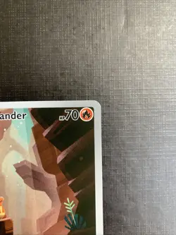 Pokemon TCG Charmander Illustration Rare Card S&V-151 168/165 - Image 3