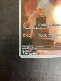 Pokemon TCG Charmander Illustration Rare Card S&V-151 168/165 - Image 4