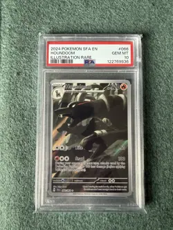 Pokemon TCG Houndoom Illustration Rare Holo Card Shrouded Fable 066/064 PSA 10 - Image 1