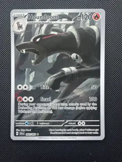 Pokemon TCG Houndoom Illustration Rare Holo Card Shrouded Fable 066/064 - Image 1