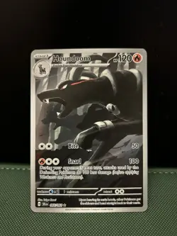 Pokemon TCG Houndoom Illustration Rare Holo Card Shrouded Fable 066/064 - Image 1