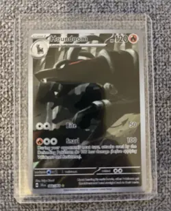 Pokemon TCG Houndoom Illustration Rare Holo Card Shrouded Fable 066/064 - Image 1