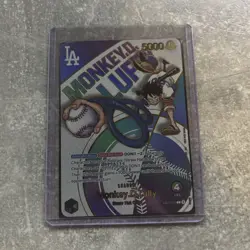 Bandai One Piece CCG Proxy! Monkey D. Luffy EB02-010 Leader Alt Art Foil READ! - Image 1