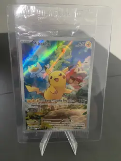 2023 POKEMON SVP EN-SV BLACK STAR PROMO #027 PIKACHU PALDEA EVOLVED - SEALED - Image 1