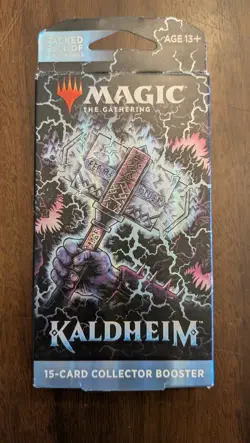 Magic The Gathering Kaldheim Collector Booster Pack Sealed 630509922086 - Image 1