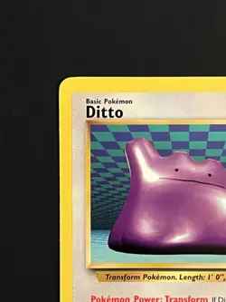 1999 WOTC Pokemon TCG Fossil Ditto 18/62 Rare NM - Image 3