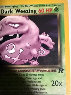 Dark Weezing 31/82 Pokemon Team Rocket 2000 Non-Holo Rare Unlimited WOTC - Image 3
