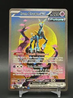 Pokemon TCG Iron Crown EX Scarlet & Violet Temporal Forces 206/162 - Image 1