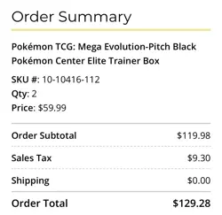 POKEMON CENTER Pitch Black Elite Trainer Box PC ETB Order Confirmed ✅ PRESALE - Image 4
