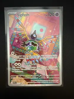 Pokemon TCG: Sigilyph 121/086 Illustration Rare : White Flare | NM - Image 1