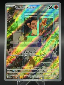 Pokemon TCG Charmander 044 SV Scarlet & Violet Promo Holo 2023 English - Image 1