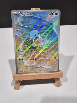 🫧 Pokemon TCG: S&V 151 Squirtle Card 170/165 English NM/PF SUPER CLEAN - Image 1