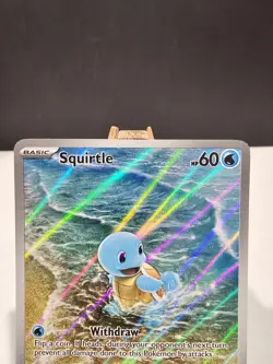 🫧 Pokemon TCG: S&V 151 Squirtle Card 170/165 English NM/PF SUPER CLEAN - Image 3