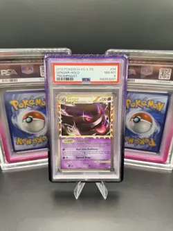 Pokemon Gengar Prime Card 94/102 Triumphant New Cert PSA 8 with Guard - Image 1