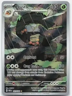 Crustle 183/182 Illustration Rare Paradox Rift Pokemon Holo Near Mint - Image 1