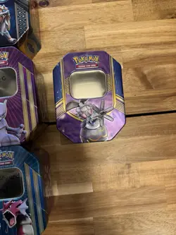 Pokemon EMPTY Mewtwo, Charizard Pikachu & Various Tin Lot Of 10 - Image 4