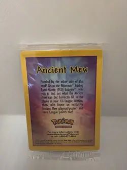 SEALED Ancient Mew Pokemon Card Movie Promo Holographic Rare 90’s WOTC - Image 2