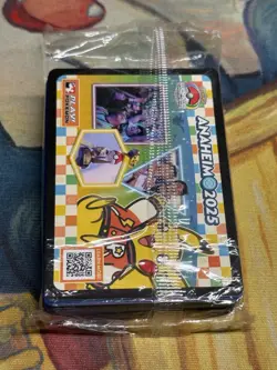 SEALED 50x Pokemon 2025 World Championship Pikachu Black Star Promo SVP 225 - Image 2