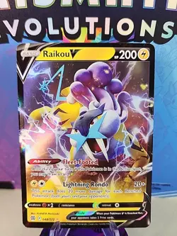 Raikou V 048/172 Brilliant Stars Ultra Rare Full Art Pokemon - Image 1