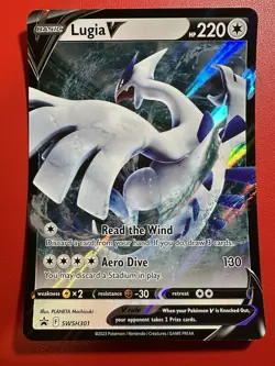 Lugia V SWSH301 Pokemon Black Star Promo ****JUMBO**** - Image 1