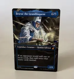MTG Bruvac the Grandiloquent (Anime Borderless) RVR NM - Image 1
