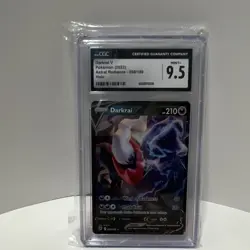Pokemon TCG Darkrai V Astral Radiance 098/189 CGC 9.5 Holo 2022 - Image 1