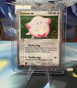 Pokemon Chansey ex EX Ruby & Sapphire Holo Basic 120HP 2003 96/109 - Image 1