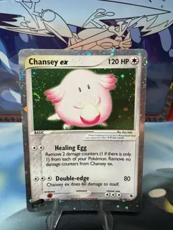 Pokemon Chansey ex EX Ruby & Sapphire Holo Basic 120HP 2003 96/109 - Image 2