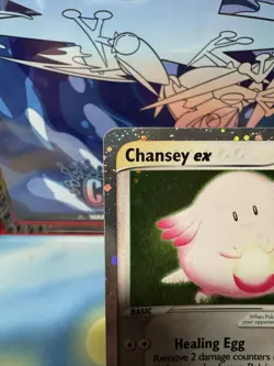 Pokemon Chansey ex EX Ruby & Sapphire Holo Basic 120HP 2003 96/109 - Image 3
