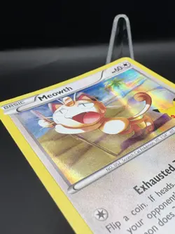 Pokemon TCG Meowth 53/83 Generations 20th Anniversary Promo Holo Card MP - Image 3