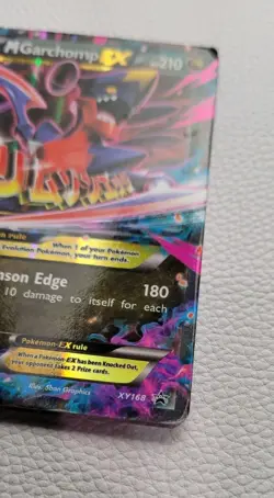 M Garchomp EX XY168 XY Promos Full Art Holo Promo ENG 2016 - Image 3