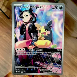 Pokemon TCG Marnie’s Morpeko 206 SVP EN Scarlet & Violet Promo Holo 2025 NM/M - Image 1