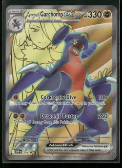 Cynthia's Garchomp ex 204 Holo P Scarlet & Violet Promo NM/M Pokemon - Image 1
