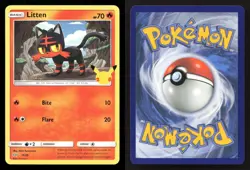 Litten 015/025 McDonald's 25th Anniversary Promos NM/M Pokemon - Image 3