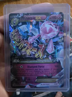 Pokemon TCG Mega Diancie EX XY44 Holo Promo Card - Image 1