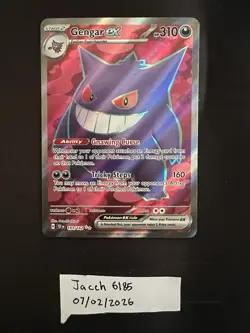 Gengar Ex 193/162 Pokemon Temporal Forces - Image 1