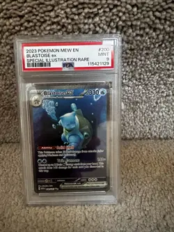 Pokemon TCG Blastoise EX #200 Special Illustration Rare PSA 9 - Image 1