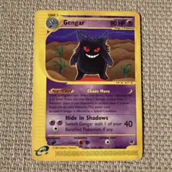 Pokemon TCG Expedition Base Set Pokemon Gengar 48/165 HP E Reader Vintage - Image 1