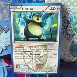Pokemon TCG Snorlax 101/135 Plasma Storm Team Plasma Regular EN - Image 1