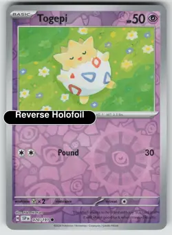 Pokemon - Togepi - Reverse Holofoil [SSP - 070/191 Near Mint] - Image 2