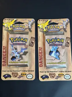 Wizards of The Coast Pokemon TCG Fossil Booster Pack Lapras and Aerodactyl New - Image 1