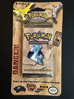 Wizards of The Coast Pokemon TCG Fossil Booster Pack Lapras and Aerodactyl New - Image 4