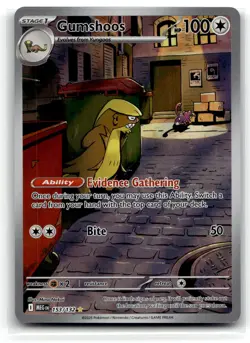 Gumshoos 153/132 Illustration Rare Mega Evolution Pokemon Holo NM - Image 1