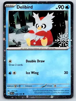 Delibird (Holiday Calendar) 046/193 Holo Pokemon NM - Image 1