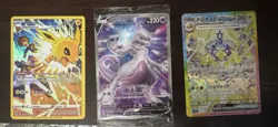 Pokemon TCG Jolteon TG04/TG30 Sealed Mewtwo V SWSH229 Dedenne ex 3 Lot JP - Image 1