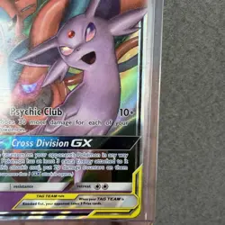 Pokemon TCG Espeon & Deoxys GX Holo Card 72/236 Unified Minds Ultra Rare - Image 3