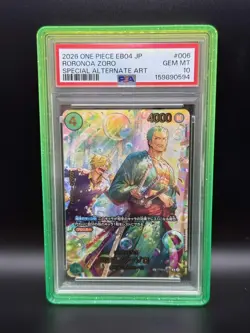 PSA 10 Zoro PRB02-006 SP EGGHEAD CRISIS EB04 ONE PIECE Card Japanese 2026 - Image 1