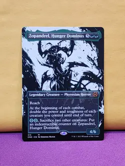 1x BORDERLESS ALT ART Zopandrel, Hunger Dominus, NM, ONE, Magic Gathering, MtG - Image 1